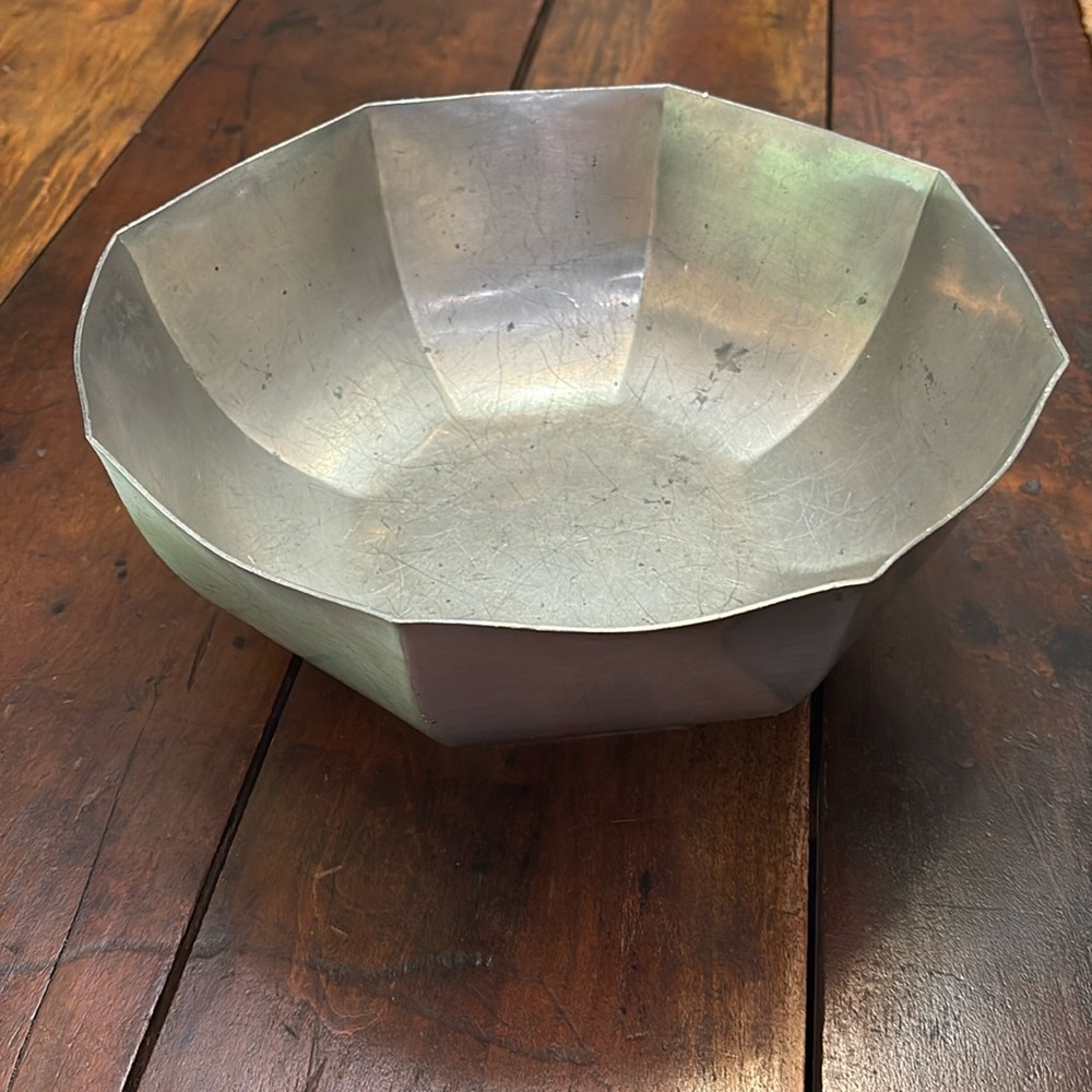 Vintage Gorham Pewter Octette Bowl - Marked PH7 - Vintage Condition As Pictured.